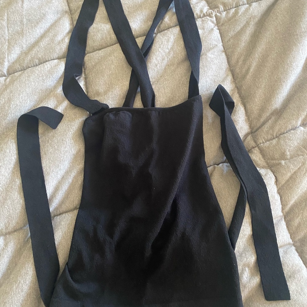 Dolce&Gabbana Black top with Ties on back sz 40